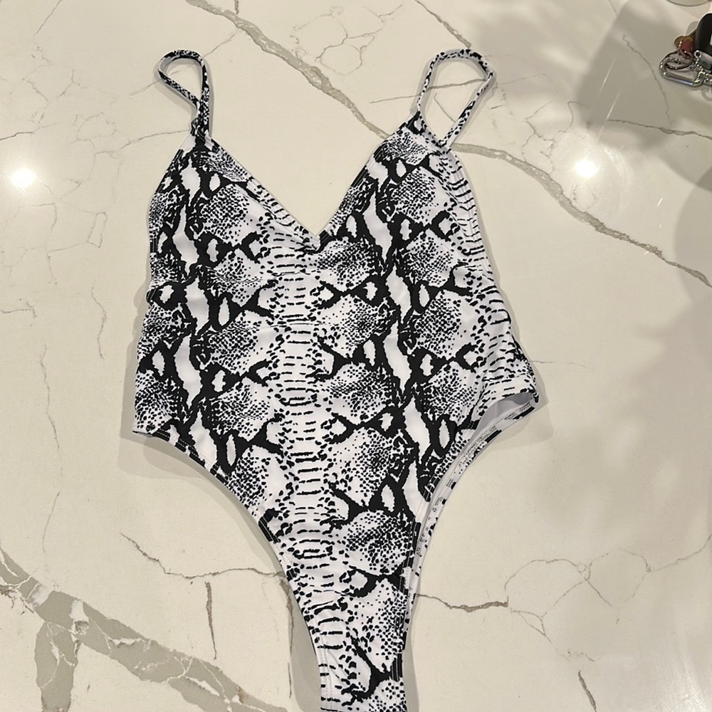 NWT Snakeskin One Piece